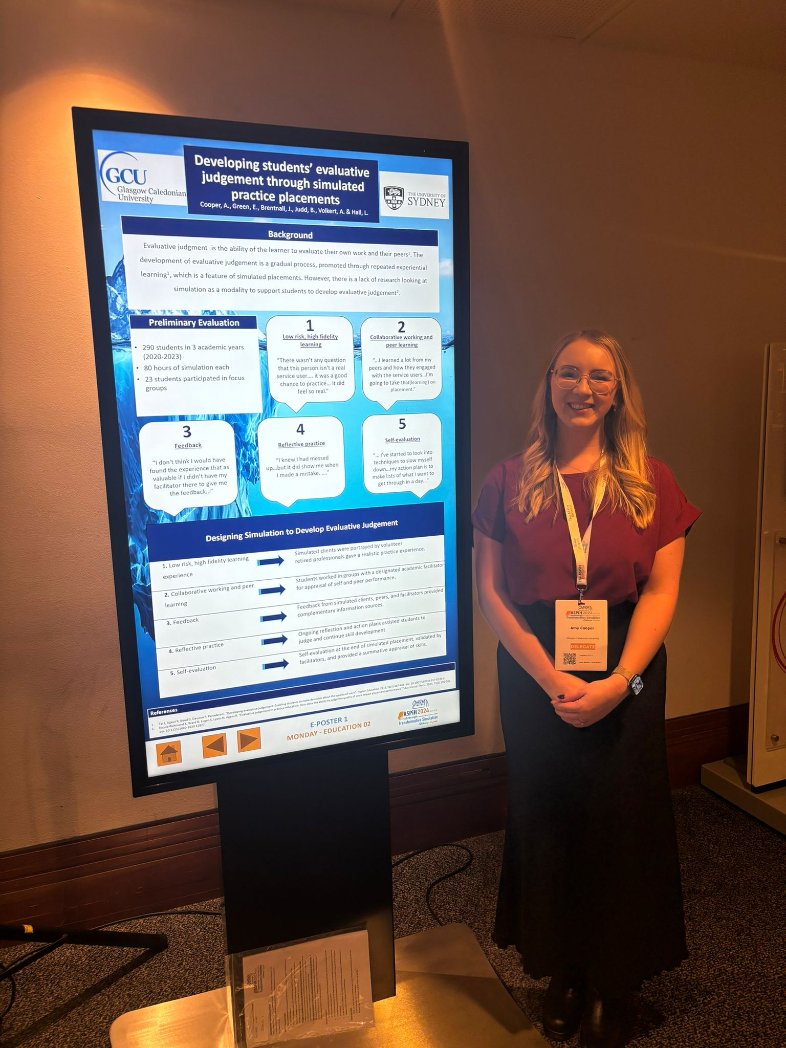 Dr Emma Green (@dremmagreen_ot) on Twitter photo This #OTWeek2024  <a href="/AmyCooperOT/">Amy Cooper</a>  was at <a href="/ASPiHUK/">ASPiH</a> conference sharing her research on use of simulation to develop evaluative judgement. Well done Amy! <a href="/merrolee/">Merrolee Penman</a> <a href="/belinda_judd/">Belinda Judd</a> <a href="/OT_Jen/">Jennie Brentnall</a> This #OTWeek2024  <a href="/AmyCooperOT/">Amy Cooper</a>  was at <a href="/ASPiHUK/">ASPiH</a> conference sharing her research on use of simulation to develop evaluative judgement. Well done Amy! <a href="/merrolee/">Merrolee Penman</a> <a href="/belinda_judd/">Belinda Judd</a> <a href="/OT_Jen/">Jennie Brentnall</a>