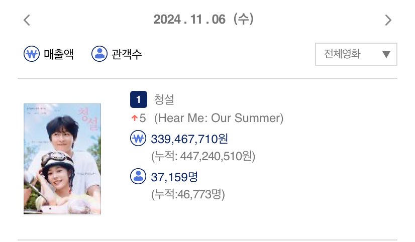 DAY 1 청설 #1 😭