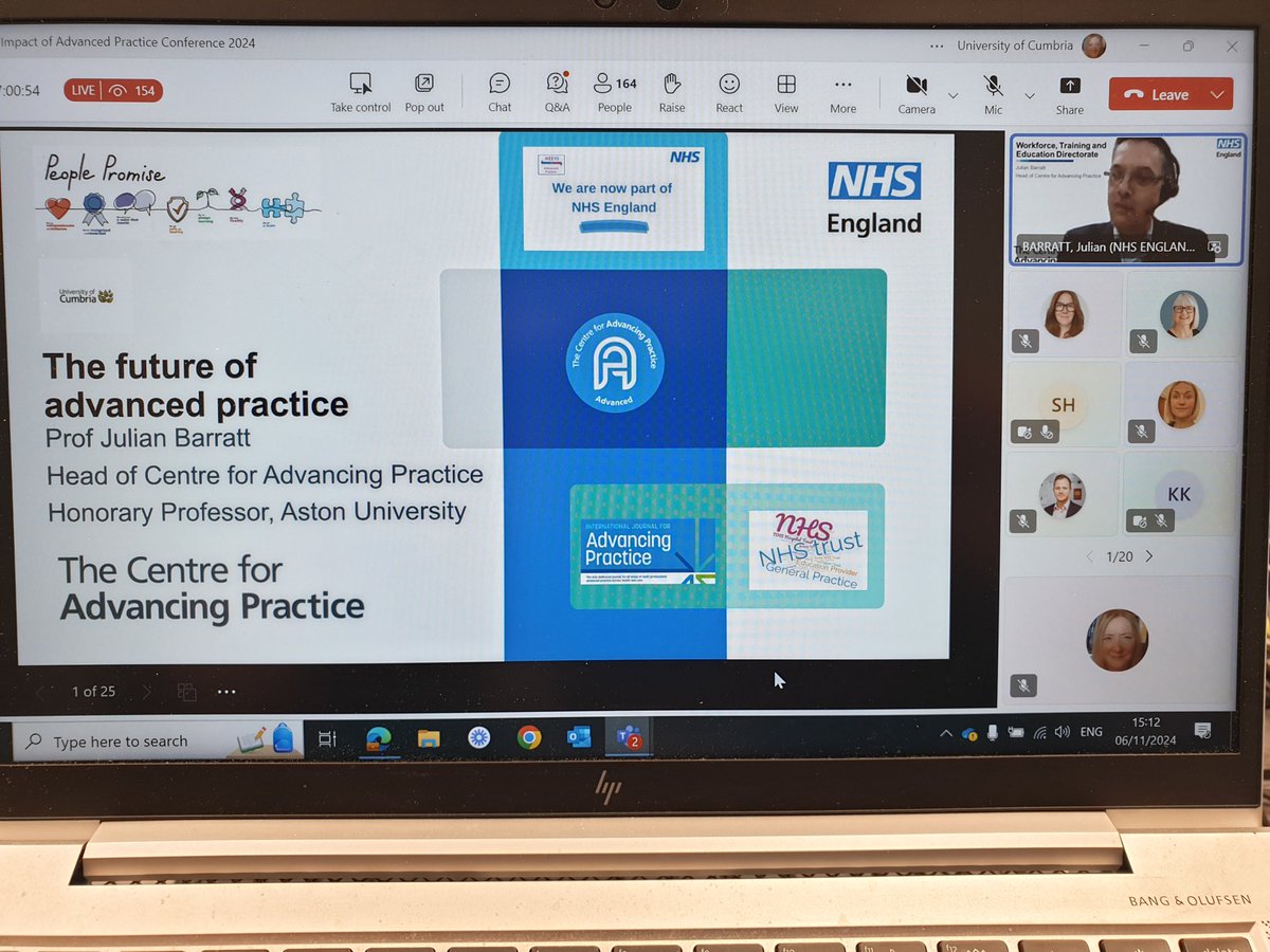 uocadpractice's tweet image. Key note Professor Julian Barratt begins his presentation on The future of advanced practice #UoCACP2024 @CumbriaUni @lasutcliffe1 @MacarthurVicky @AmyFost51129834