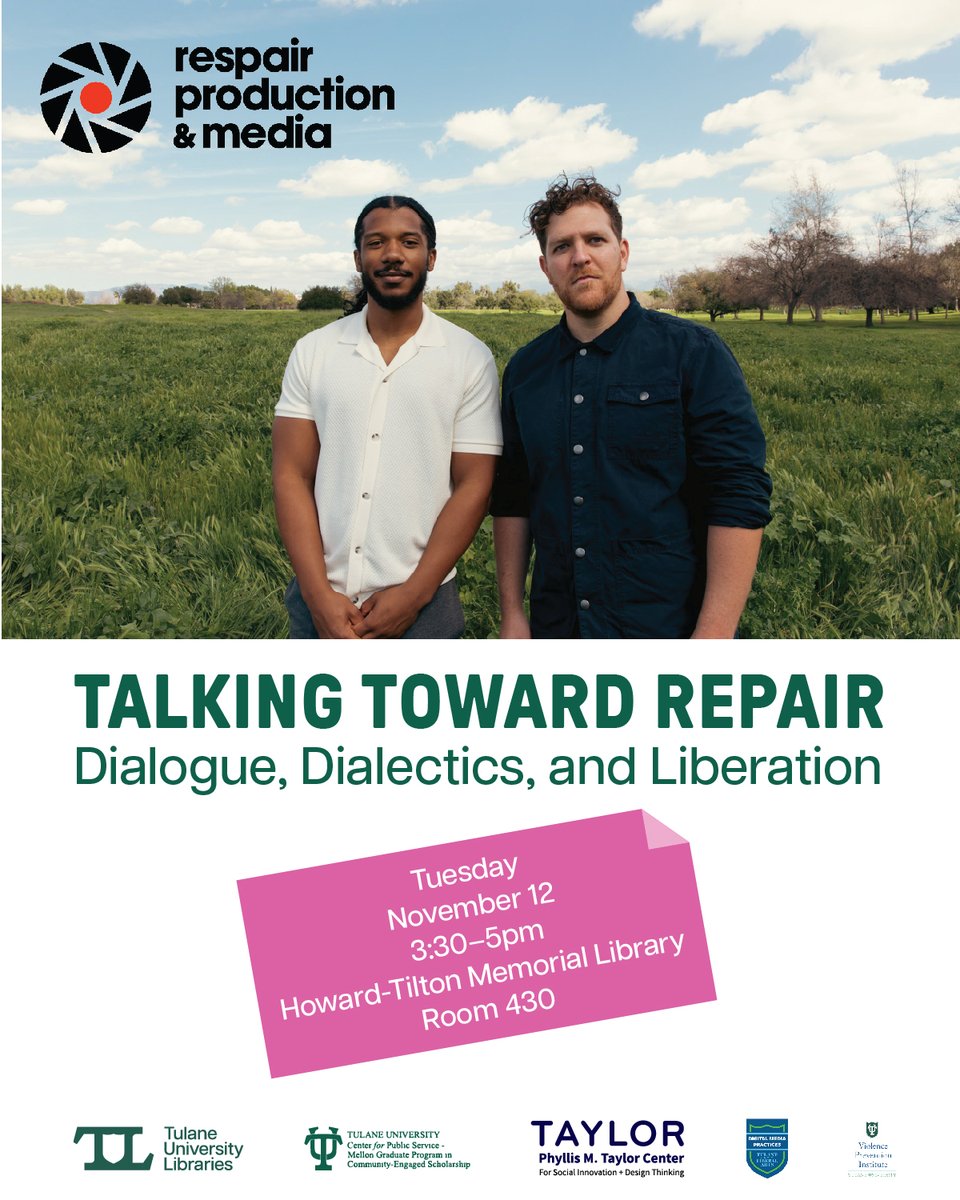 Damon and Daniel will facilitate a workshop exploring the unique importance of media in the fight for a liberatory future, and how journalists can create a humanizing practice built on dialectical dialogue that supports radical transformation. RSVP: ow.ly/uRYx50TZvyP