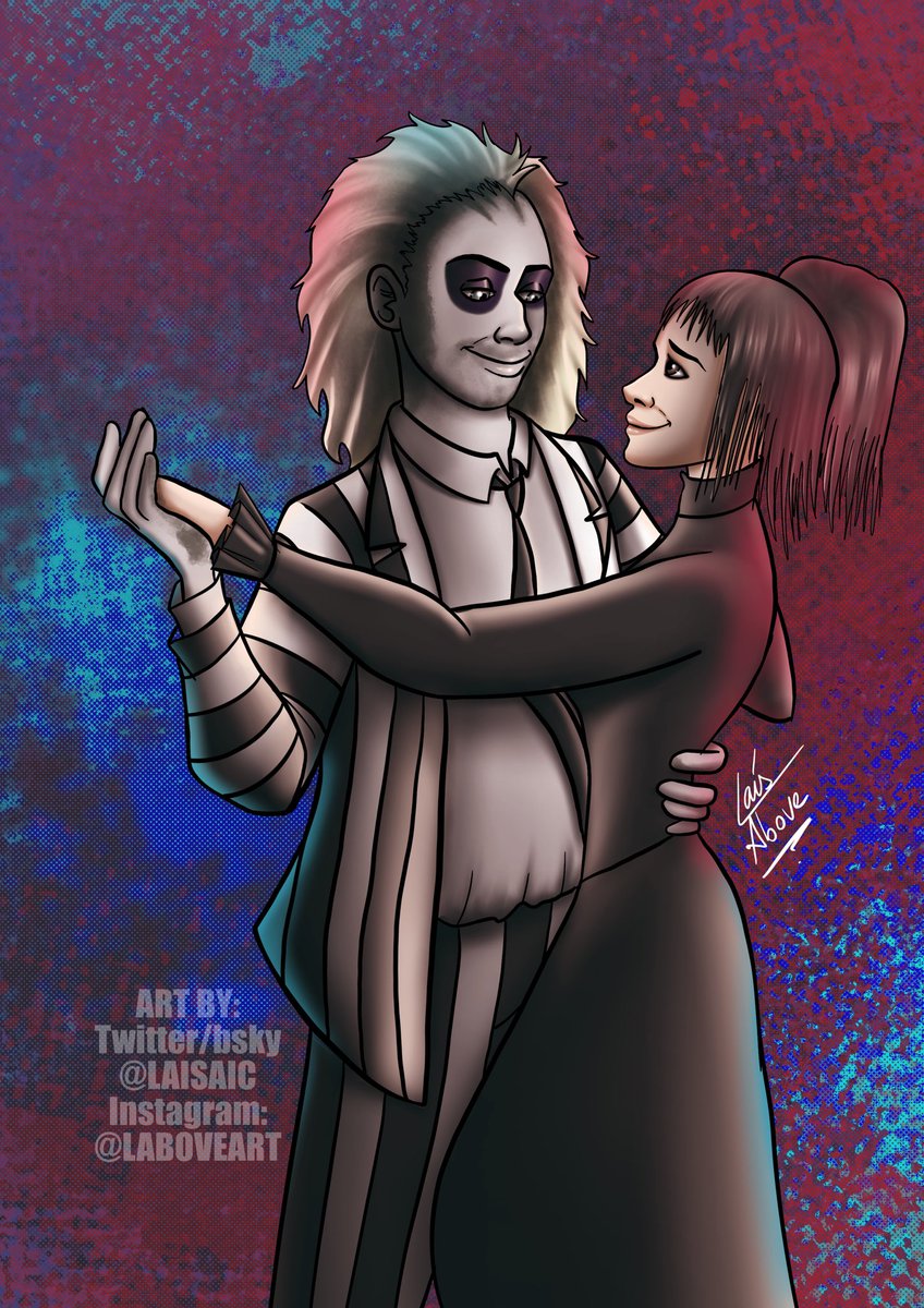 laisaic's tweet image. The Dance 

Betelgeuse &amp;amp; Lydia 

#beetlejuice #lydiadeetz #beetlebabes #betelgeuse