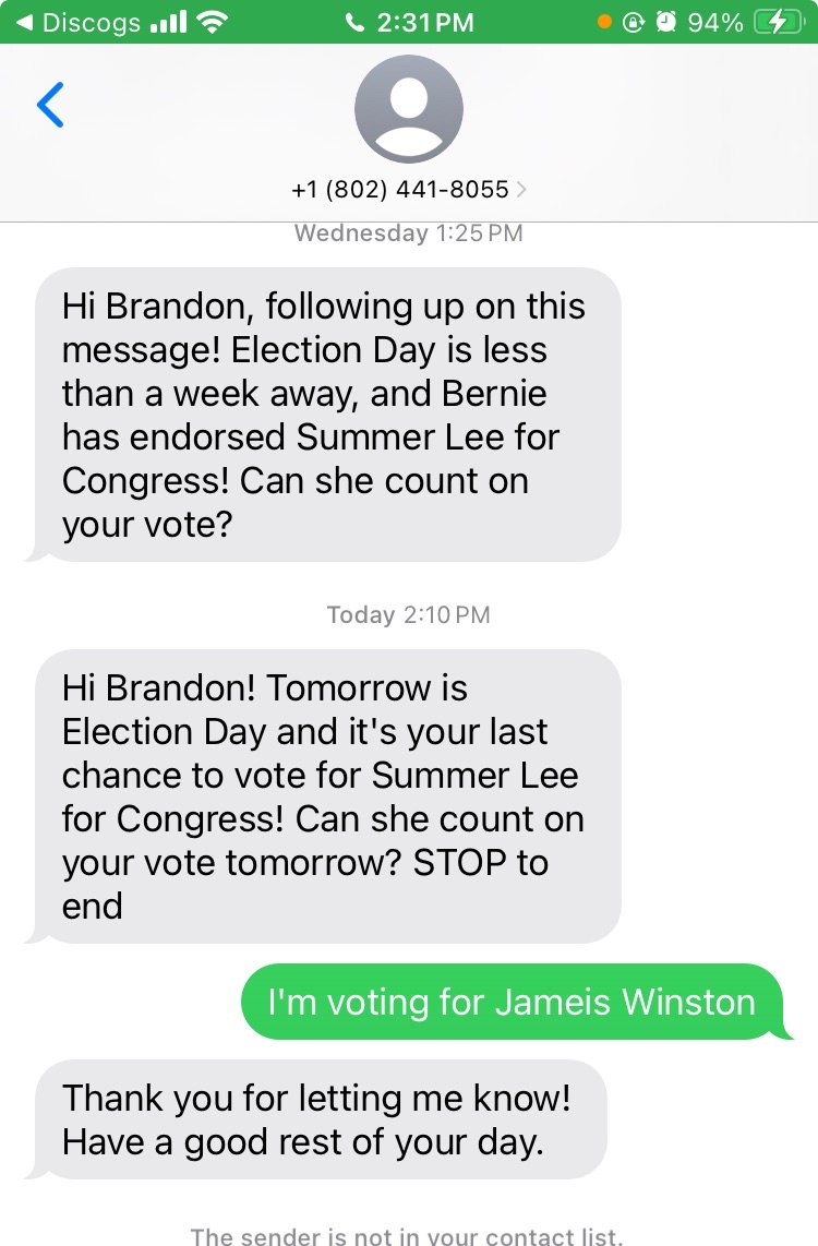 Cosby_564's tweet photo. I blame third party voters for this result https://t.co/j2rkaghw01