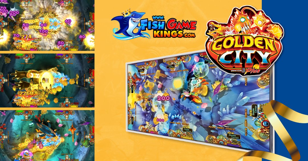 FishGameKings's tweet image. Dive into the excitement with Ocean King 3 Plus: Golden City at Fish Game Kings! 🌊👑 Experience the thrill of the sea and riches waiting to be discovered. Are you ready to conquer the Golden City? 🐠💰 #fishgamekings #fishtablegames #fishgametables #goldencity