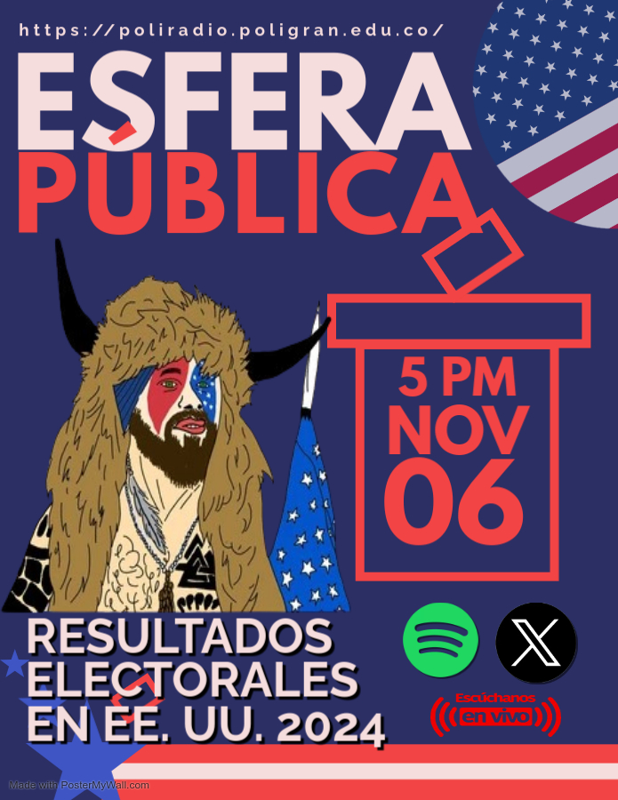 EsferaPoli's tweet photo. Hoy, #EsferaPública 5 PM #USAElection2024 #Trump #Harris. #Gobierno #innovaciónpública #administraciónpública @Poligran @emisorapoli @TocaAlejandro @PoliteiaLAT https://t.co/6jApGy2gYk https://t.co/XUYBeaSUBh