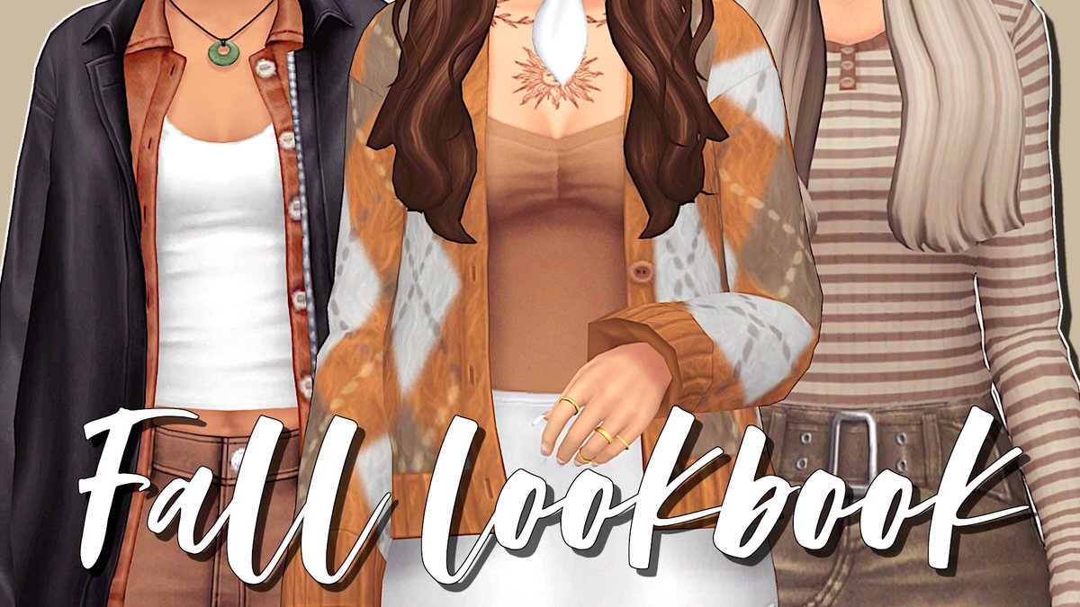 ⭐️ N E W V I D E O ⭐️ The Sims 4 | FALL LOOKBOOK 2024 | + cc links

▶️youtu.be/5jpNEbtDqIc