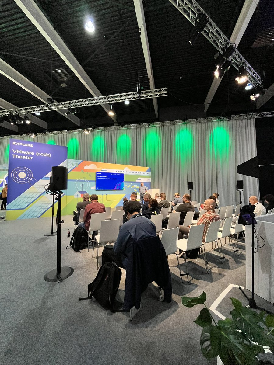 slater0013's tweet image. Dernière session du jour #vmwareexplore #vmwarecode