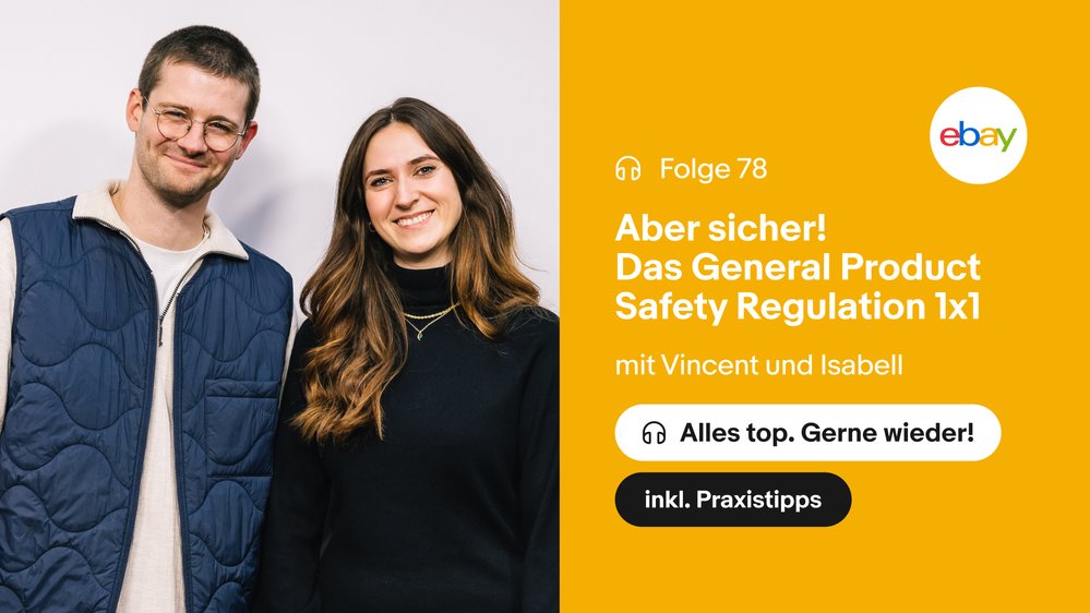Die General Product Safety Regulation (GPSR) ist entscheidend für gewerbliche Händler*innen, die Produkte in die EU und nach Nordirland versenden.📦 Sie stellt neue Anforderungen an Produktsicherheit und bringt einige Herausforderungen mit sich. In der neuesten #eBay