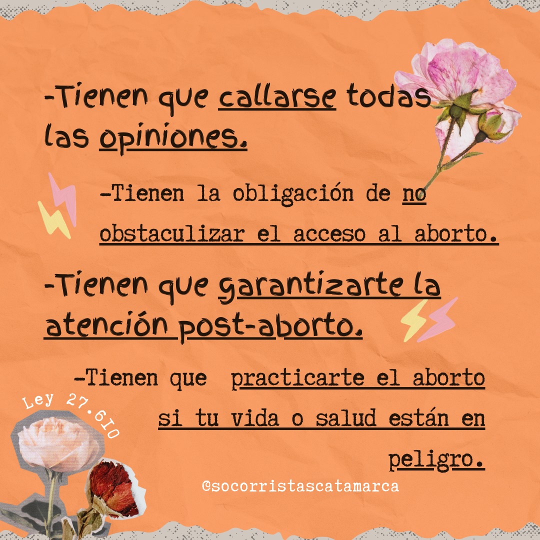 ➡️La Ley 27.610 garantiza el derecho a acceder a un aborto voluntario, seguro y gratuito.

🔺Voluntario: hasta la semana 14 de gestación inclusive. 
🔺Por causales: desde la semana 15 de gestación, si el embarazo pone en riesgo tu salud, tu vida o es resultado de una violación.