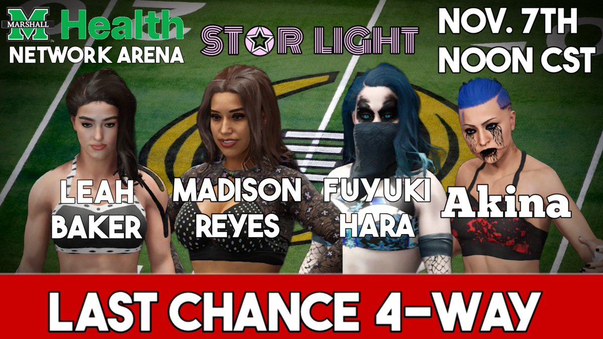 It's last Chance time as Leah Baker, Madison Reyes, Fuyuki Hara, and Akina all collide to get a chance later in the night to join the rising star gauntlet. Who will take that last coveted spot?