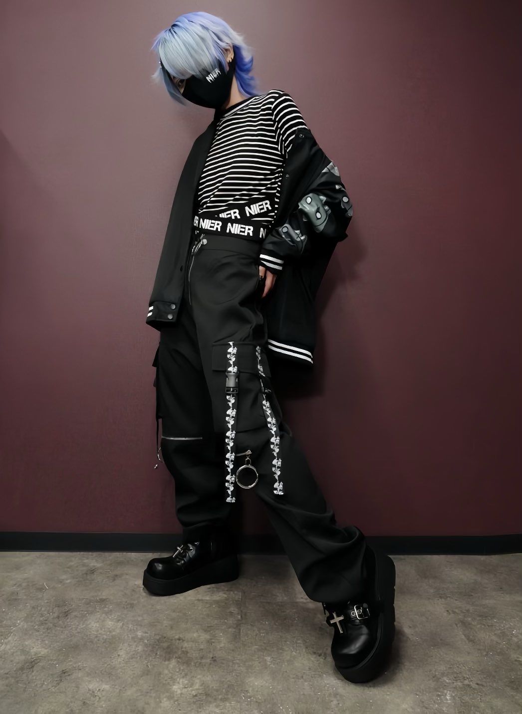 NieR ハイウエスト4POCKET DOUBLE ZIP SEXY PANTS