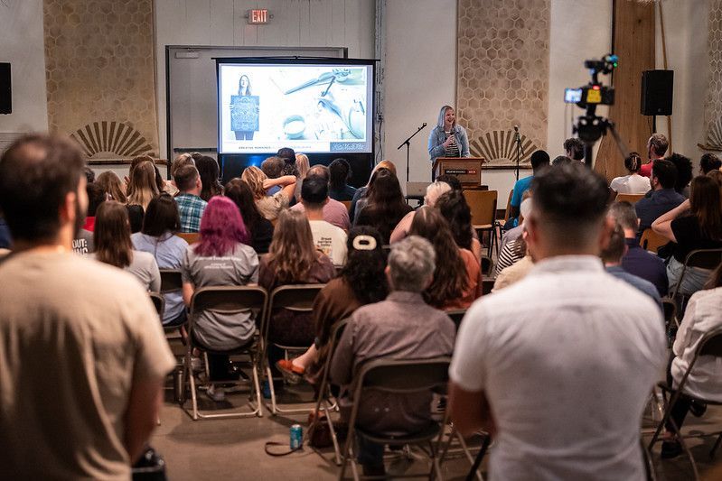 CM_Austin's tweet image. More photos of our September event with Katie Johnson are up on our flickr flickr.com/photos/creativ…  📸  by @manny_pandya #CMreflection #CMATX