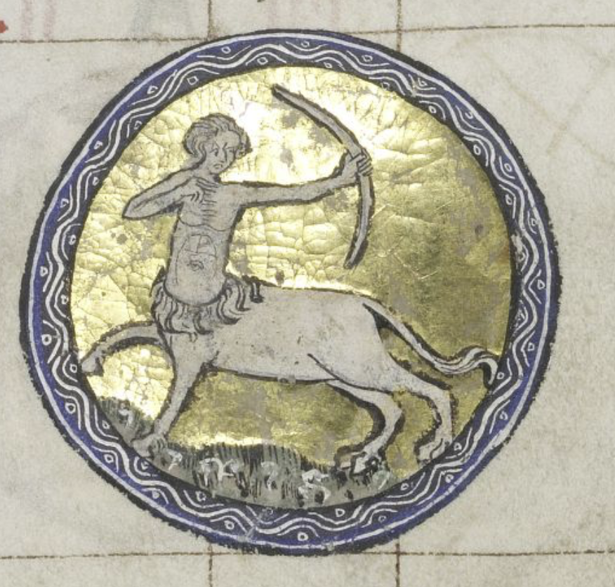 CorpusCambridge's tweet photo. November is the time to beat the oak trees to fell acorns for your hog. Also, centaurs with six-packs.  @ParkerLibCCCC  MS 053: The Peterborough Psalter and Bestiary https://t.co/ixlGY3wJmO