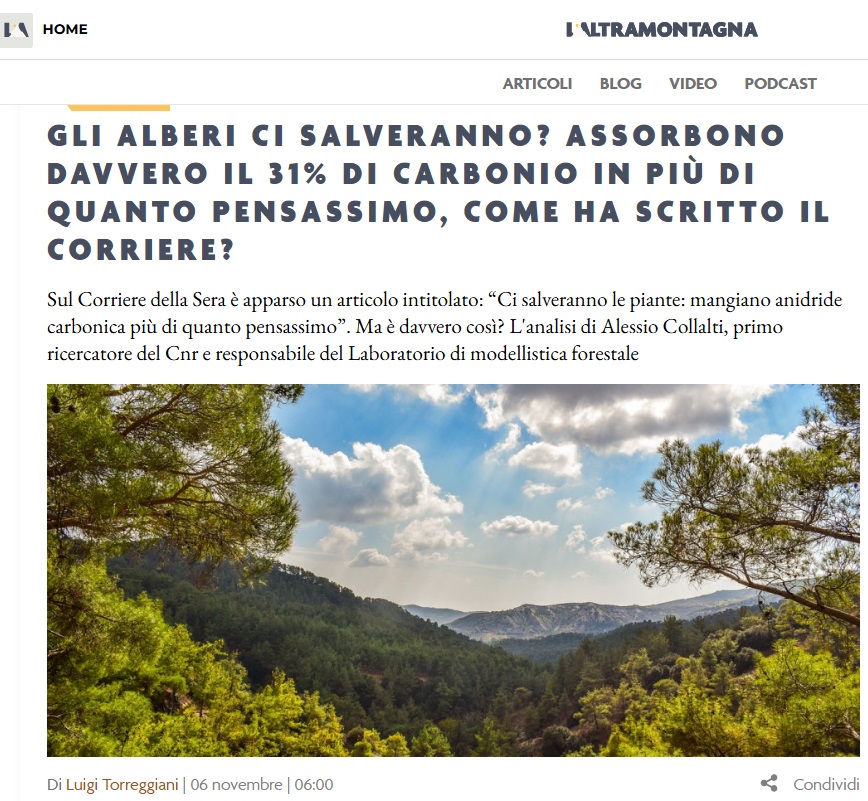 🌲Gli alberi assorbono davvero il 31% di CO₂ in più? Su L'AltraMontagna si fa chiarezza, più fotosintesi non significa più carbonio netto immagazzinato. Gli alberi aiutano, ma per fermare la crisi climatica serve ridurre le emissioni! 

ildolomiti.it/altra-montagna…