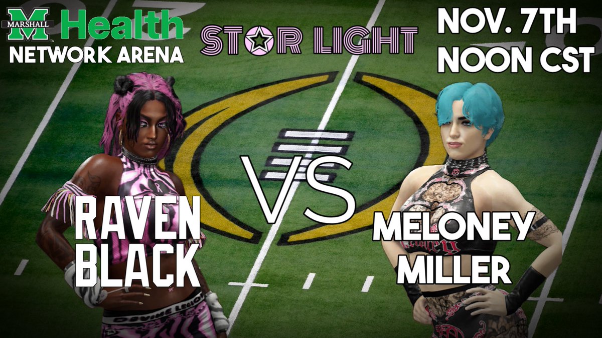 Singles action and a first time ever match up as Raven Black goes one on one against FTW's Meloney Miller