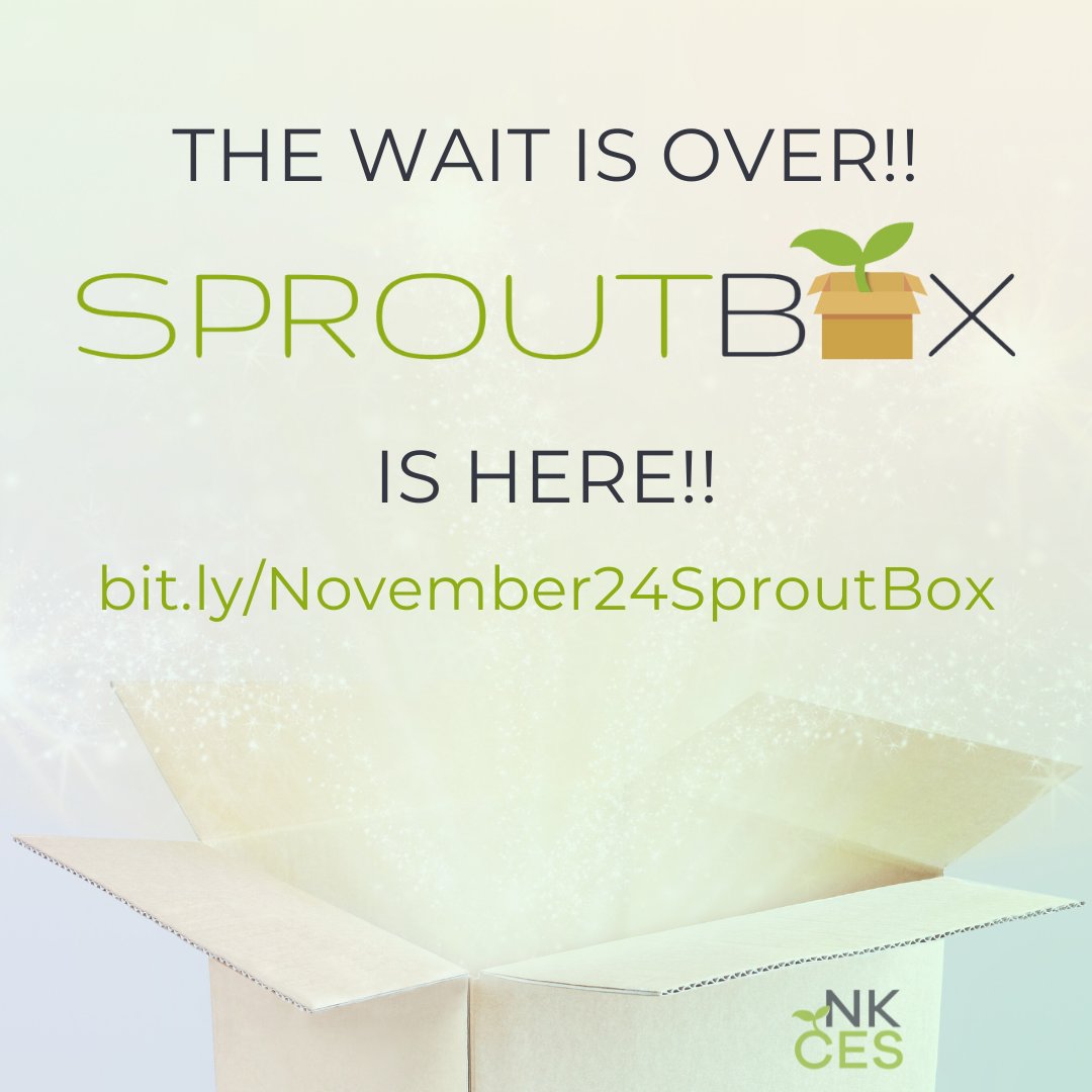 SproutBox is here! Go to bit.ly/November24Spro… and claim your resources to enhance your classroom engagement among diverse student populations! 
#ConnectGrowServe #SproutBox