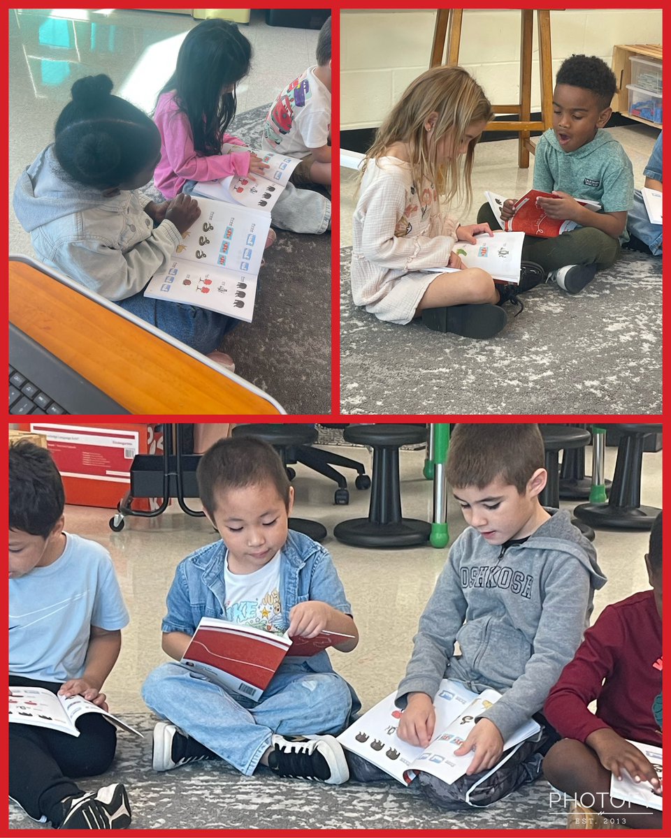 Ending CKLA Skills 3 by reading from our Picture Reader!