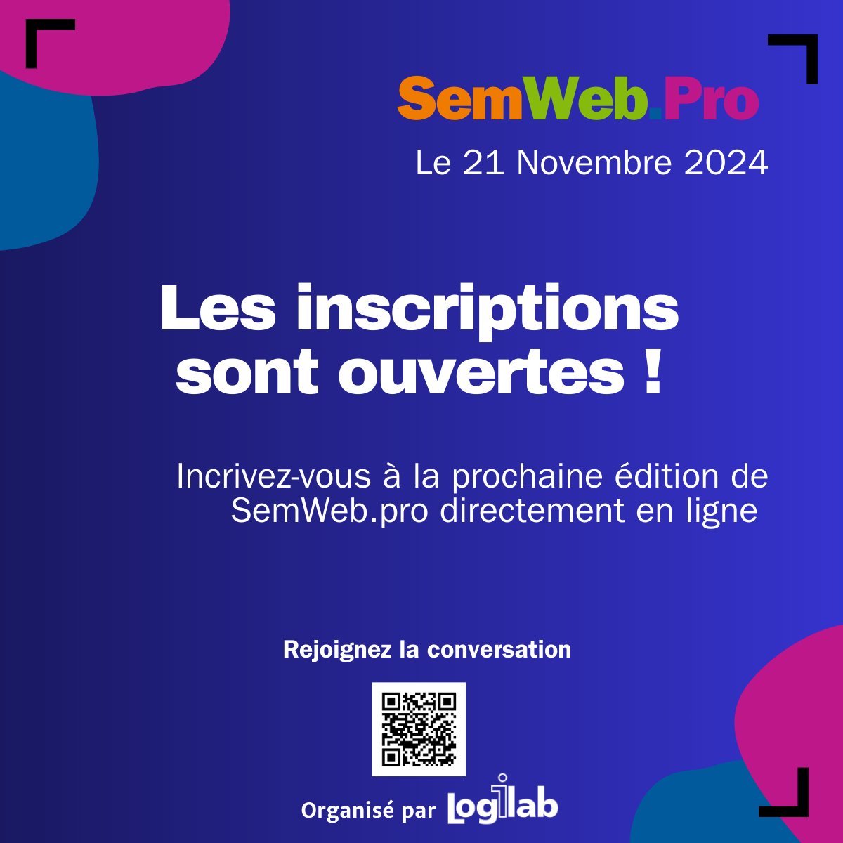SemWeb.Pro (@semwebpro) on Twitter photo 🔜📢 Baptiste de Coulon de la fondation SAPA présentera "L'impact de l'utilisation des technologies du Web Sémantique pour des institutions" à la journée #SemWebpro
Pensez à vous inscrire à la conférence : my.weezevent.com/semwebpro-2024
📅 21 Novembre
📍<a href="/FIAP_Paris/">FIAP Paris</a>
#IA #AI #RDF 🔜📢 Baptiste de Coulon de la fondation SAPA présentera "L'impact de l'utilisation des technologies du Web Sémantique pour des institutions" à la journée #SemWebpro
Pensez à vous inscrire à la conférence : my.weezevent.com/semwebpro-2024
📅 21 Novembre
📍<a href="/FIAP_Paris/">FIAP Paris</a>
#IA #AI #RDF
