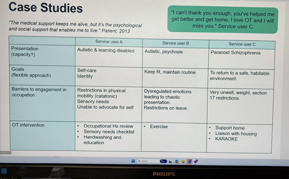 Thahmina Akhtar OT (@thahmina_ot) on Twitter photo Day Three of #OTWeek2024 I attended <a href="/theRCOT/">Royal College of Occupational Therapists</a> Championing our Professional Uniqueness event. It was truly lovely to hear how #OT’s are using the evidence base to challenge the notion that Service Users are too unwell to have #OccupationalTherapy #TogetherGMMH <a href="/agnideepak/">Deepak Agnihotri (he/him/his)</a> @OT_LKF_ Day Three of #OTWeek2024 I attended <a href="/theRCOT/">Royal College of Occupational Therapists</a> Championing our Professional Uniqueness event. It was truly lovely to hear how #OT’s are using the evidence base to challenge the notion that Service Users are too unwell to have #OccupationalTherapy #TogetherGMMH <a href="/agnideepak/">Deepak Agnihotri (he/him/his)</a> @OT_LKF_