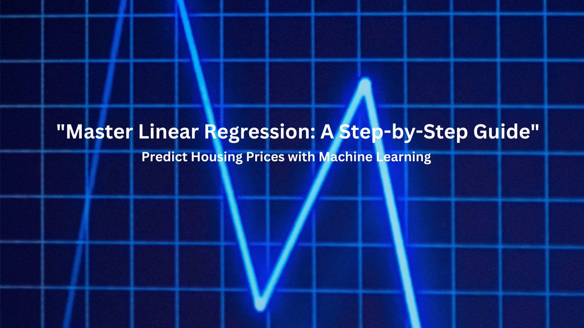 cp_developer14's tweet image. I just published A Step-by-Step Guide to Building Your First Linear Regression Model: From Data Collection to… link.medium.com/nPUrdSj6iOb
