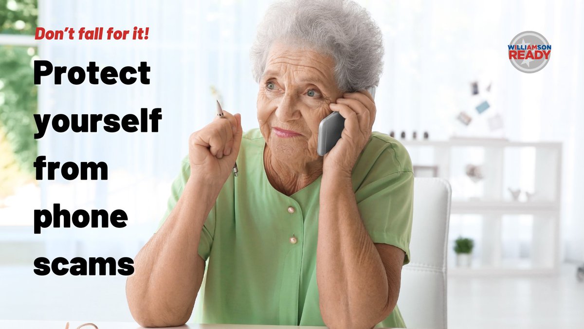 WCTNEMA's tweet image. Williamson Countians are losing thousands of dollars to phone scammers. Don&apos;t fall for it! They&apos;ll threaten you with arrest, say you need to decide NOW or demand you pay in certain ways like gift cards or wire transfer. Read how to protect yourself here: bit.ly/3NY9BpE