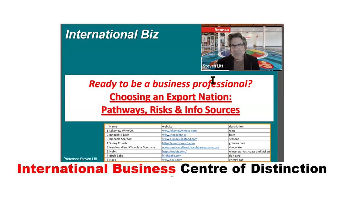 JimIntlBusiness's tweet image. @senecaproud @SenecaPoly @SenecaBusiness  What better way to bring real-world business experience to our International Trade Practitioner candidates (IBS) than by using business cases to highlight classroom theories? Thank you to Steven Litt, President of Spitfire Global Corp.
