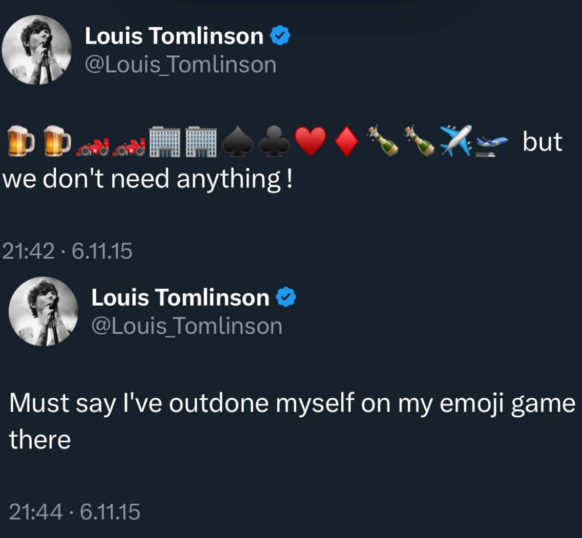 After releasing ‘History’ on November 6, 2015 Louis did this
He’s so unintentionally funny