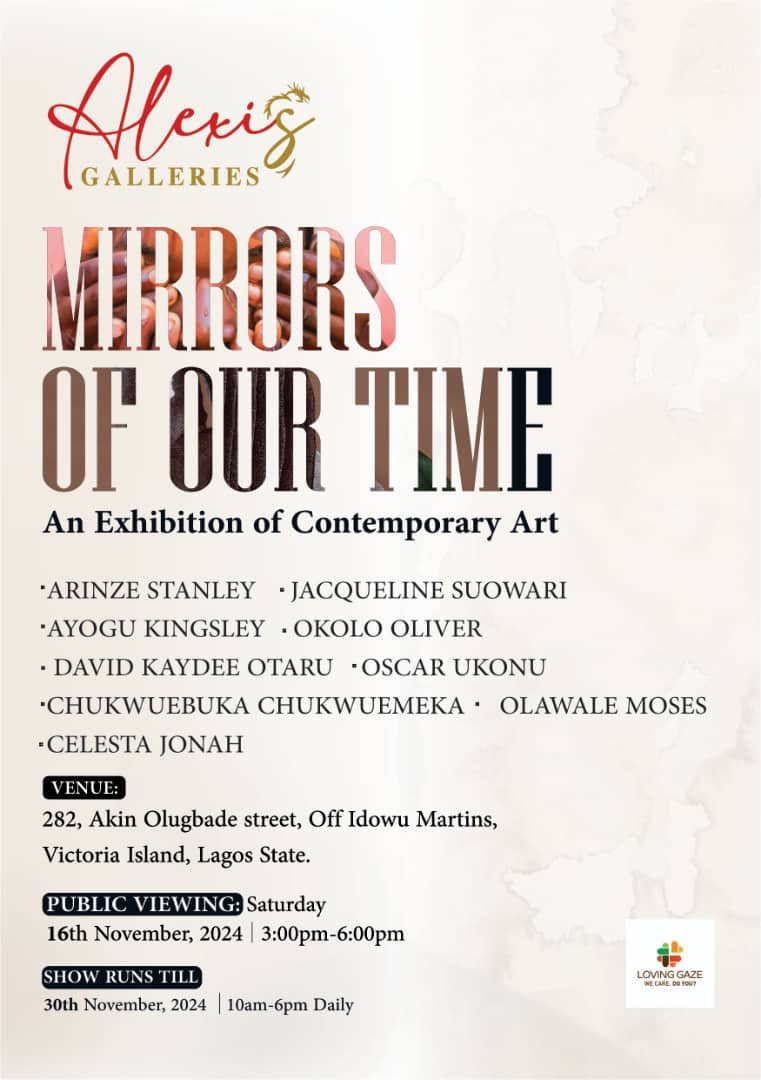 Can’t wait to exhibit alongside my talented friends in Mirrors of Our Time! 
It’s a group show filled with incredible art, and we’d love to share it with you. 
Join us on November 16th <a href="/AlexisGalleries/">Alexis Galleries</a>