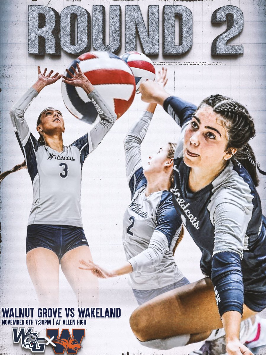 WGHS_VB's tweet photo. 𝓡𝓸𝓾𝓷𝓭 2

🏐 vs Wakeland
🗓️ Friday, November 8th
⏰ 7:30 pm
📍 Allen High School https://t.co/jWtWsJmo8B
