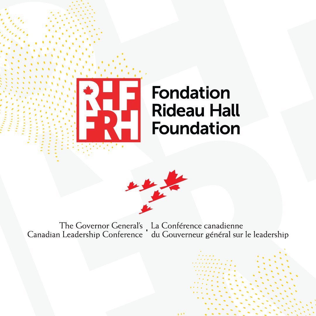 GGCLC's tweet image. Nous sommes ravis d’annoncer qu’aujourd’hui, la Conférence canadienne du Gouverneur général sur le leadership (CCGGL) se joint à la Fondation Rideau Hall.