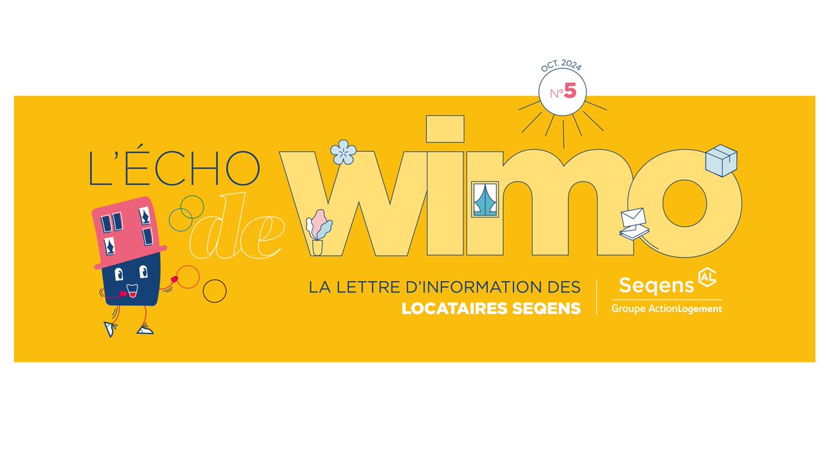 Découvrez le dernier numéro de L'Écho de Wimo, notre lettre d'information dédiée aux locataires de <a href="/SEQENSofficiel/">Seqens</a> !

Au sommaire :
💬 Interview croisée : d’Emmanuel DEZELLUS, Président de Seqens et Seqens Solidarités, et Marion OECHSLI, Directrice générale de Seqens,
🔎 Quand le