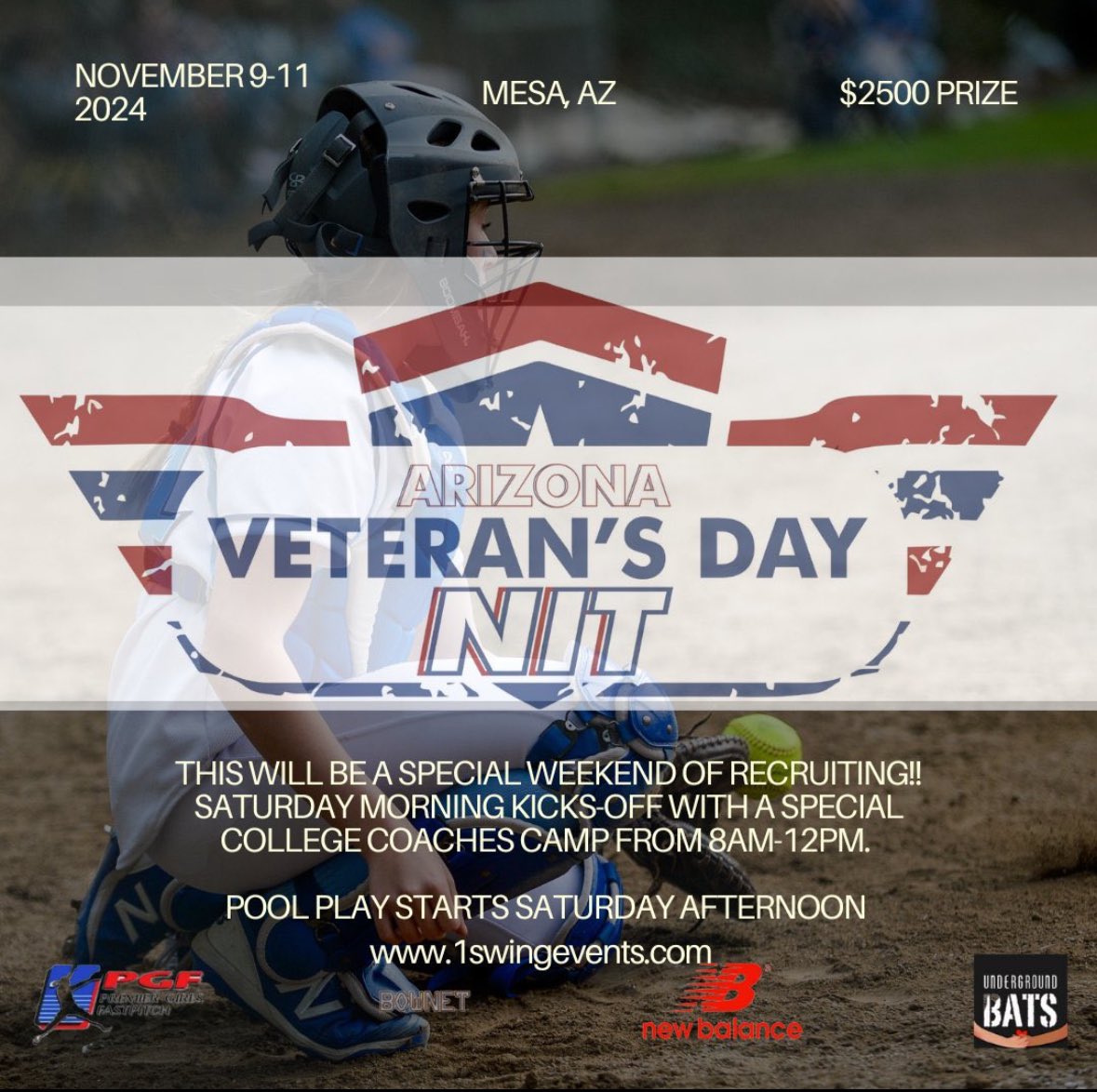 Excited to play this weekend in Arizona and honor our Veterans! ❤️💙🇺🇸 
<a href="/intensitykod/">Kevin ODonnell</a> <a href="/IntensityKOD_KP/">kp@jerseyintensity.com</a> <a href="/CoastRecruits/">Coast 2 Coast Recruits</a> <a href="/PGFnetwork/">PGF</a> <a href="/ExtraInningSB/">EXTRA INNING SOFTBALL</a> <a href="/LineDsoftball/">Line Drive Media</a> <a href="/Sports_Recruits/">SportsRecruits</a> <a href="/SoftballDown/">Down South Softball</a> <a href="/TOP_D1RECRUITS/">Softball Top Preps Retweet</a>