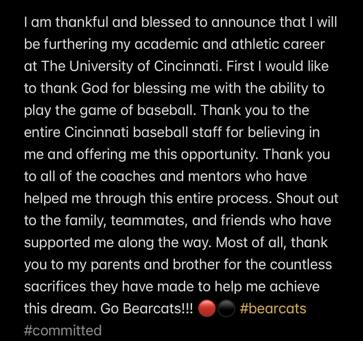 Harrison Pollina (@harrisonpollina) on Twitter photo It’s a great day to be a Bearcat! <a href="/GoBearcatsBASE/">Cincinnati Baseball</a> <a href="/EasleyBaseballC/">Easley Baseball Club</a> <a href="/ahstigersbb/">Arlington Tigers Baseball</a> It’s a great day to be a Bearcat! <a href="/GoBearcatsBASE/">Cincinnati Baseball</a> <a href="/EasleyBaseballC/">Easley Baseball Club</a> <a href="/ahstigersbb/">Arlington Tigers Baseball</a>