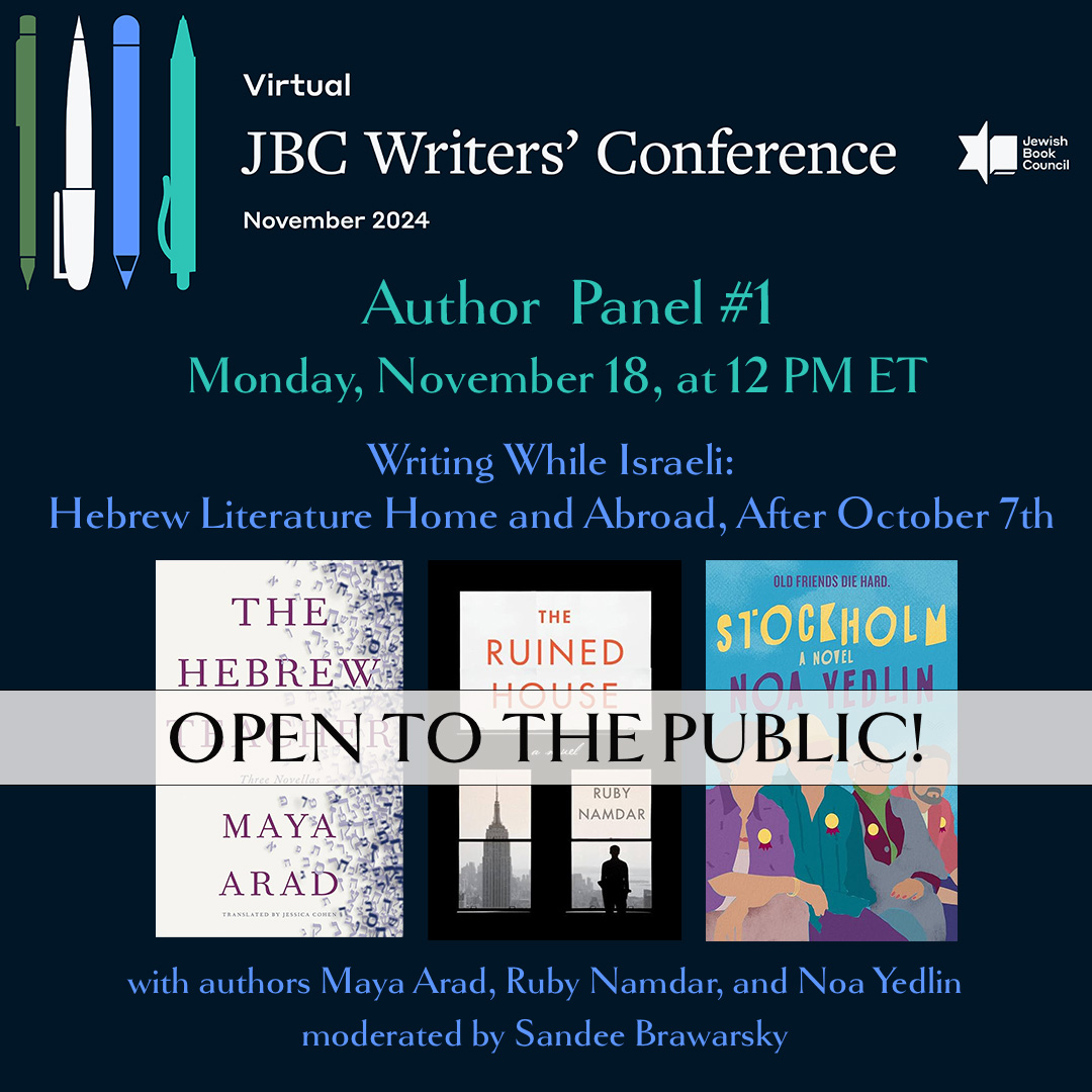 Jewish Book Council tweet media