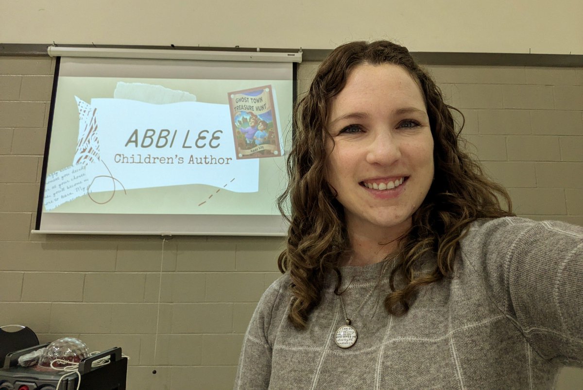 abbileebooks's tweet image. I visited St. Cecilia yesterday for my first school author visit! One class went on a mock #geocache hunt before my visit &amp;amp; I received a beautiful arrangement of flowers. Thank you to the staff for making me feel so welcome &amp;amp; for sharing Layton's story w/ your students!