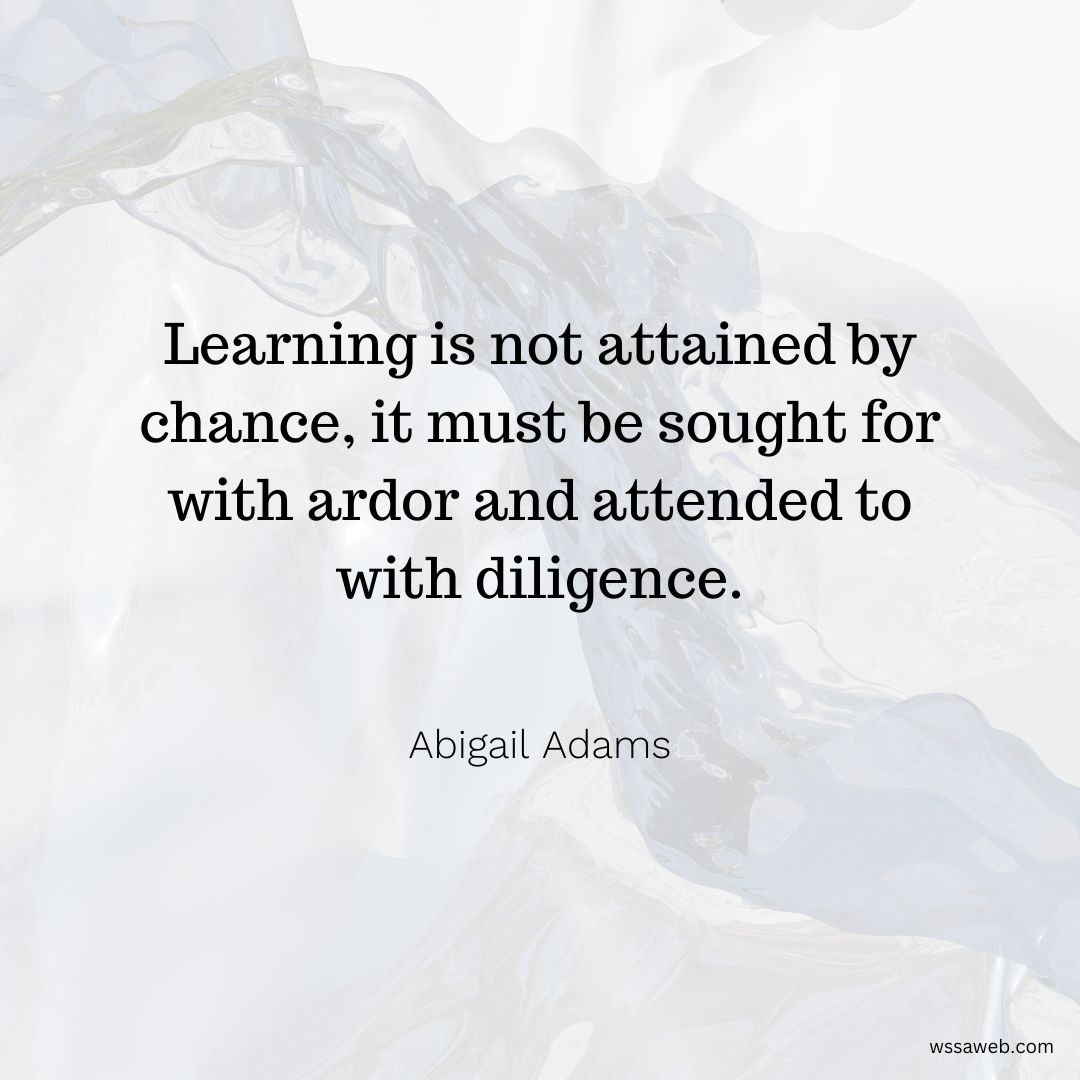WSSA_82023's tweet image. Chasing knowledge isn't a game of luck 🍀. It's a quest requiring passion 🔥 and precision 🎯. Let's navigate this journey with intention and grit. #LearningWithPurpose