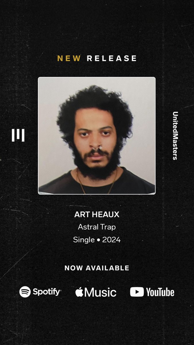 NEW MUSIC OUT, if you fuck with it , fuck with it . 
Astral Trap - ART HEAUX unitedmasters.com/m/art-heaux