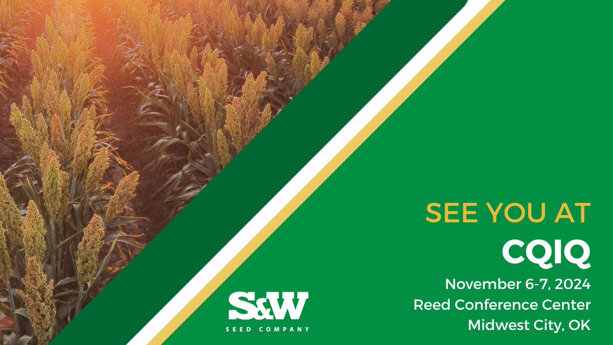 Will we see you at Crop Quest Information Quest (CQIQ) this year? We'll be exhibiting at the trade show and look forward to seeing you!