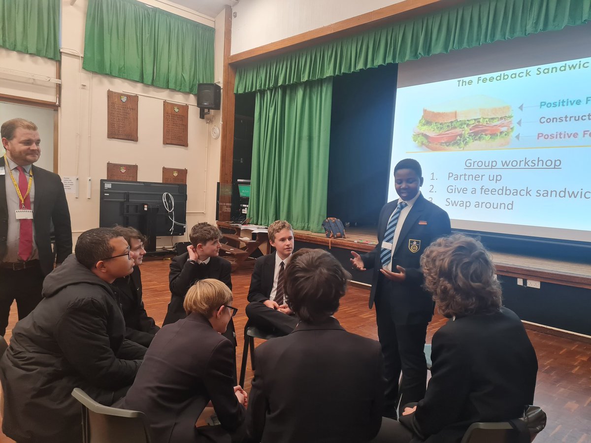 Some amazing Ywar 10s are staying after school to do a public speaking workshop with Toastmasters Didcot. Love the commitment #sbspride <a href="/StBirinusSchool/">St Birinus School</a>