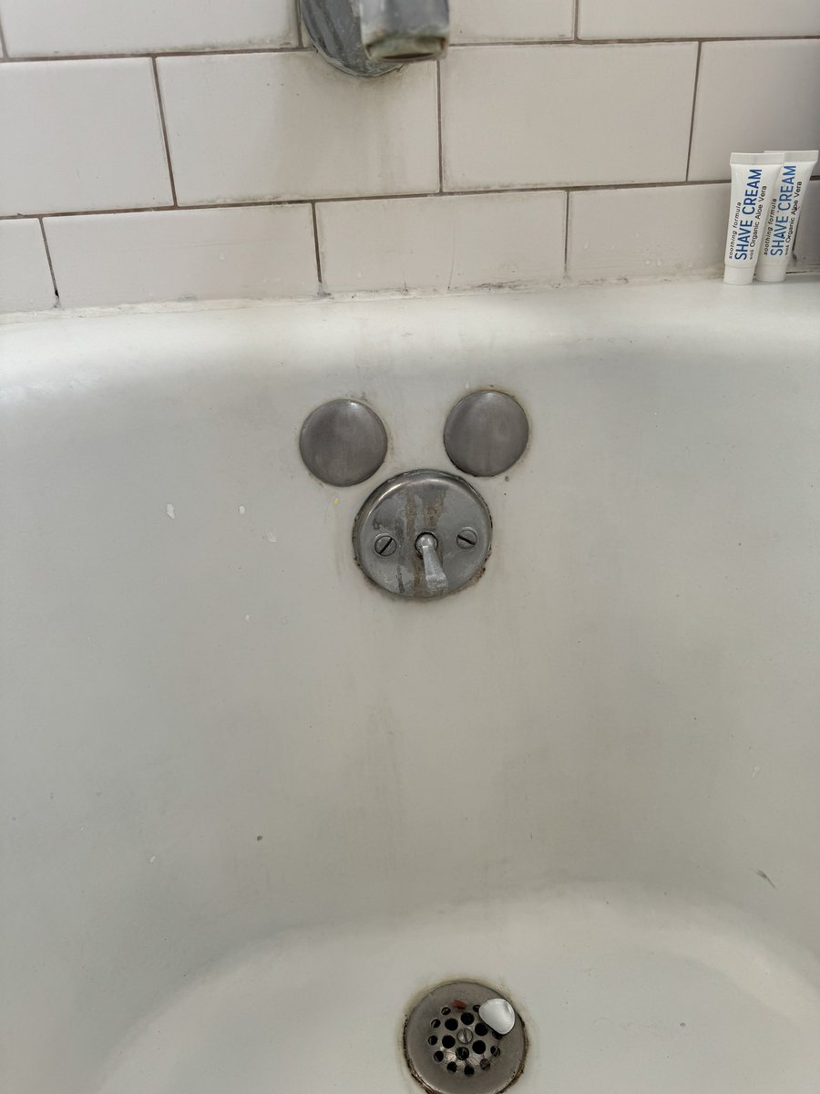 just found a hidden Mickey in my new apartment! LMAO!!!!! And in regards to the fascism, well
