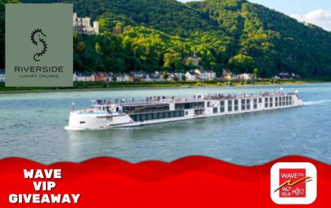 Enter now for your chance to join us aboard the elegant Riverside Ravel as a WAVE VIP!🚢

➡️ wave.fm/index.php/wave…