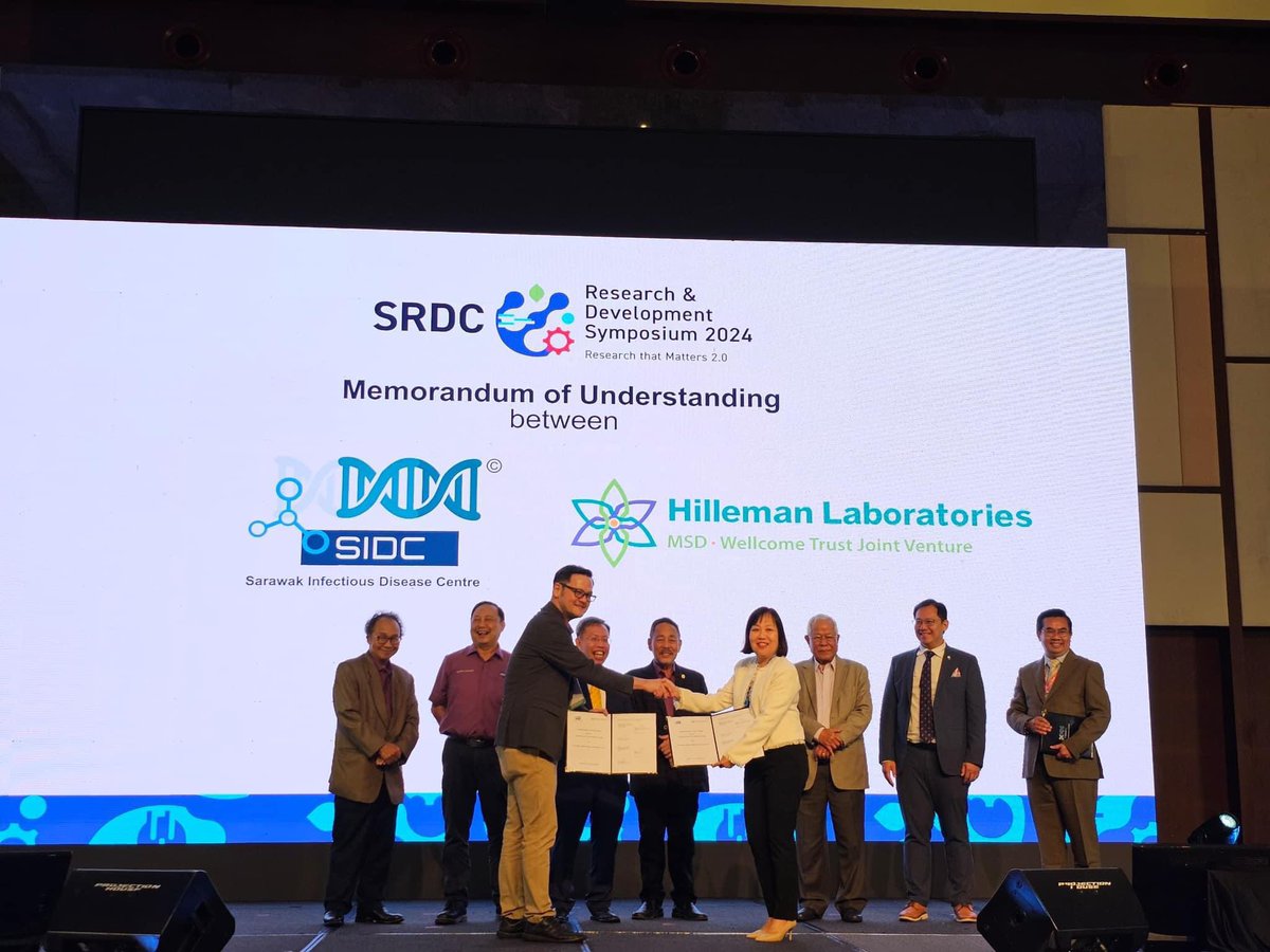 simkuihian's tweet image. The 2nd Sarawak Research And Development Council (#SRDC) Symposium 2024

dayakdaily.com/sarawak-resear…

SRDC set up in 2019 under MEITD Sarawak.  Had taken photo of their incredible progress and shared in the post, under Dr Peter Morin Nissom, Dr Ivan Yap and the energetic young team.