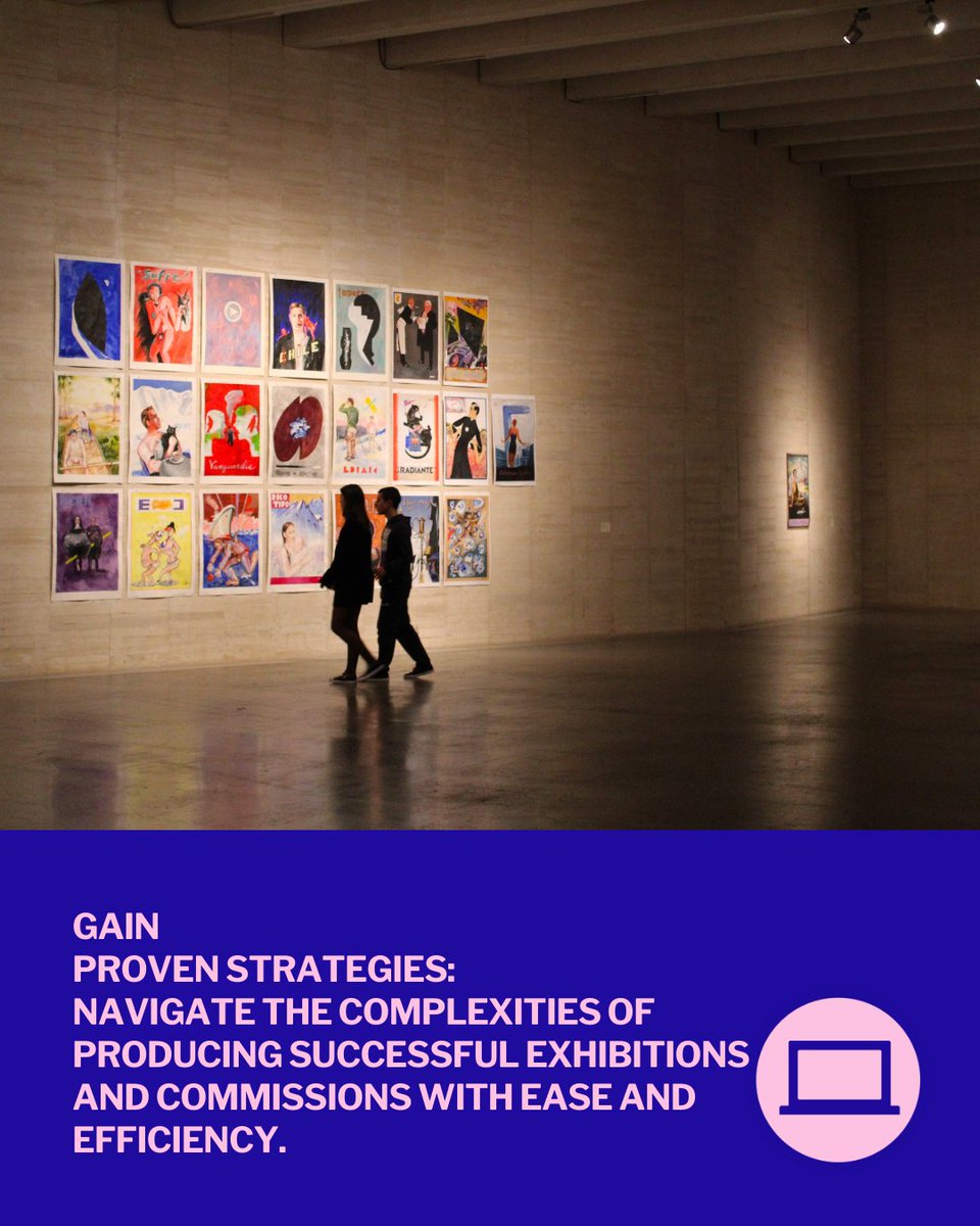 🖥️ Next Masterclass: Mastering Exhibition and Commission Success
Learn how to ensure every exhibition and commission is a success.
🎫13 November, 6-8pm (GMT) £35
tr.ee/RoUnJg-pdb