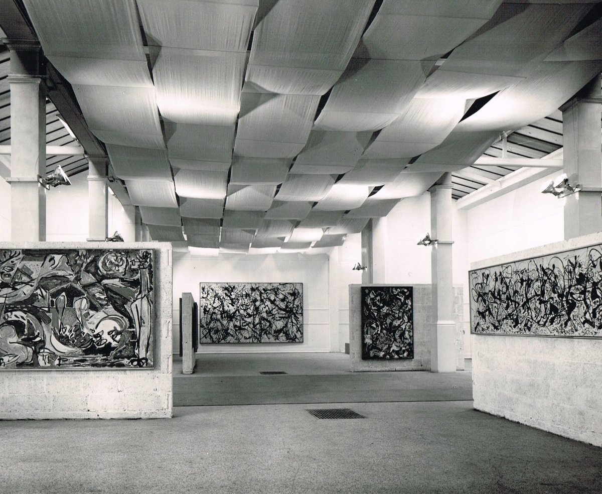 “It doesn’t matter how the paint is put on, as long as something is said.” - Jackson Pollock.

#OnThisDay in 1958, we look back to the opening of Jackson Pollock at Whitechapel Gallery.
