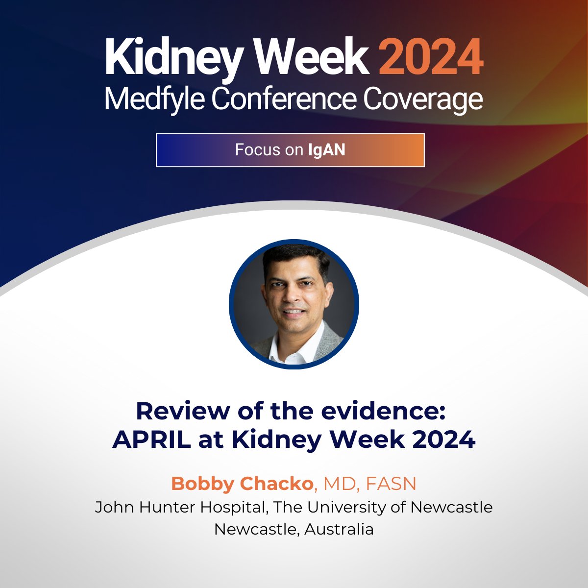 Medfyle1's tweet photo. Catch up on the latest clinical data and research in #IgAN from ASN Kidney Week 2024 on Medfyle. Watch the videos: https://t.co/98GGgewjUf
#KidneyWk #ASN24 https://t.co/2QJPwgJe9e
