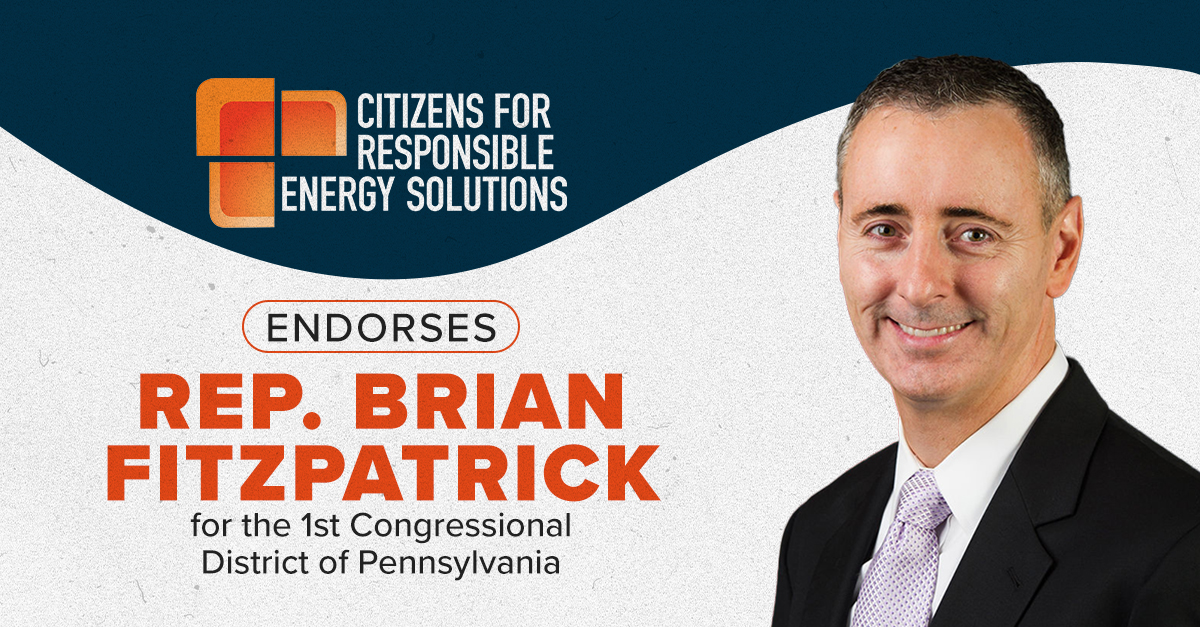 Rep. <a href="/BrianFitzUSA/">Brian Fitzpatrick 🇺🇸</a> secured another term representing Pennsylvania’s 1st Congressional District! Having leaders who embrace an all-of-the-above energy approach is vital to our clean energy future. Congratulations Rep. Fitzpatrick!

cresenergy.com/press-releases…