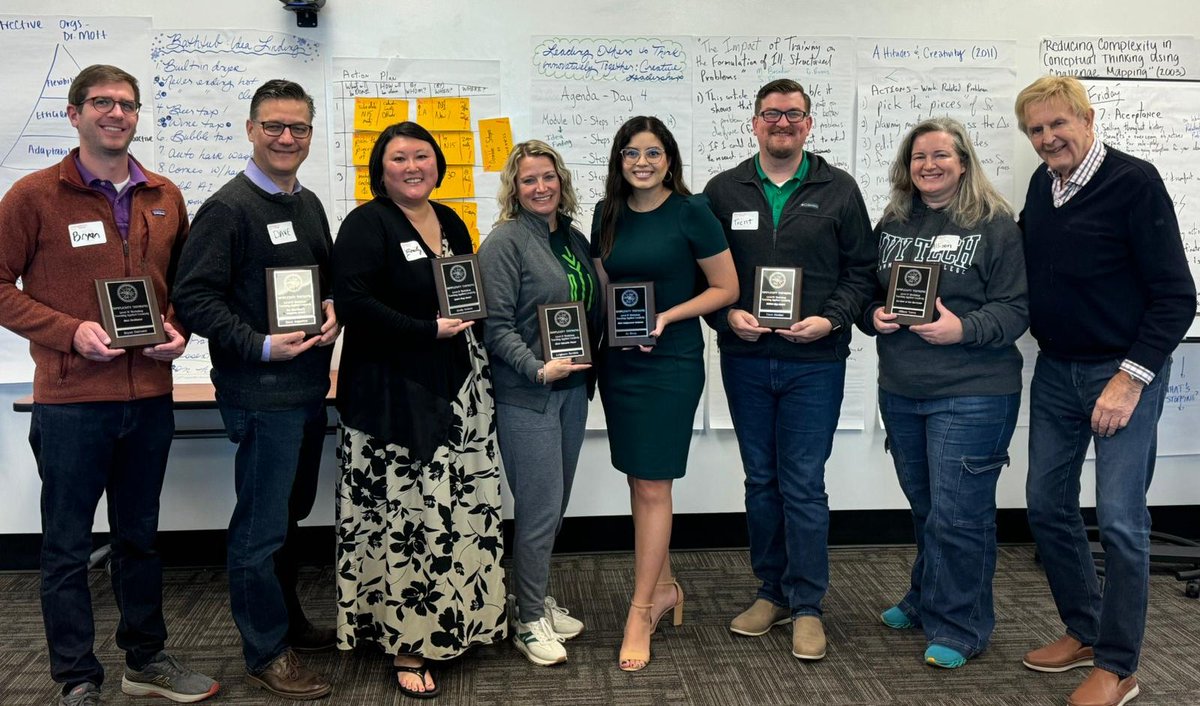 Ivy Tech Executives Master Training to Embed Simplexity

Min Basadur and Tim Basadur traveled to Indianapolis to train the leaders of Ivy Tech on how to engage their employees and teams to solve their own work problems. The backbone of the Simplexity System is the Innovative