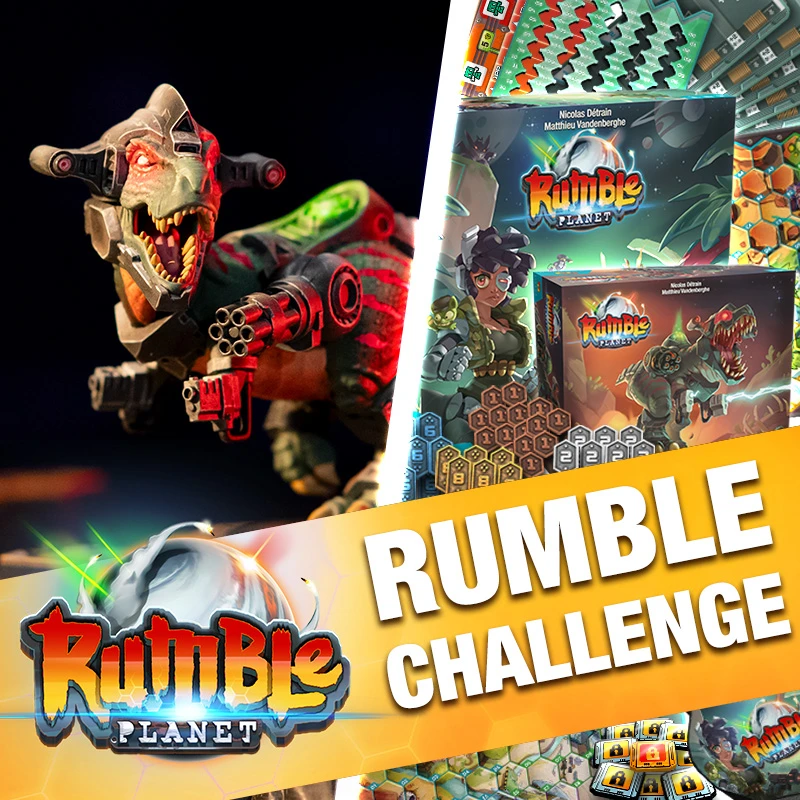 #RumblePlanet We have a winner! But we’re moving straight into a new challenge… with an exciting reward up for grabs.

Try to win a Rumble Planet Deluxe All-In Pack!!

The concept is the same, but it'll run on Instagram this time : instagram.com/ankamaboardgam…

Good luck, everybody!
