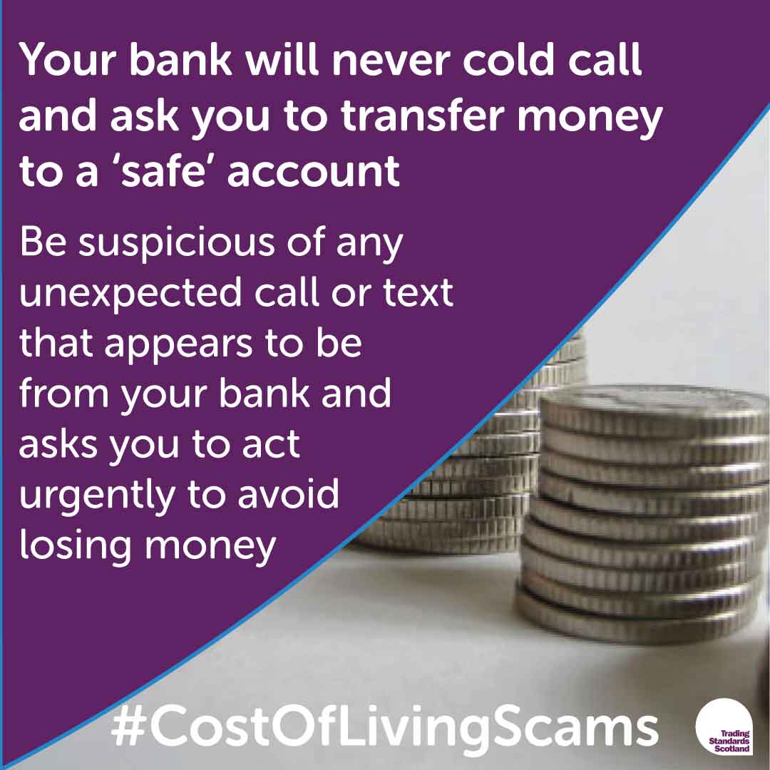 Be #ScamAware of automated calls saying there have been suspicious transactions on your card. 

Don’t follow instructions given in an unexpected automated call - you may be put through to a scammer. #TalkMoneyWeek
