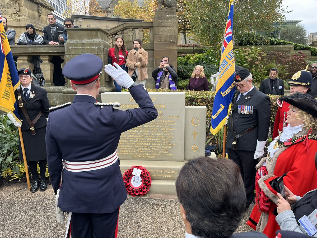 Congratulations to everyone involved in the project to bring the Bradford District Commonwealth War Memorial to fruition today. Commemorating those from Commonwealth Countries who served and gave their lives in the two World Wars.