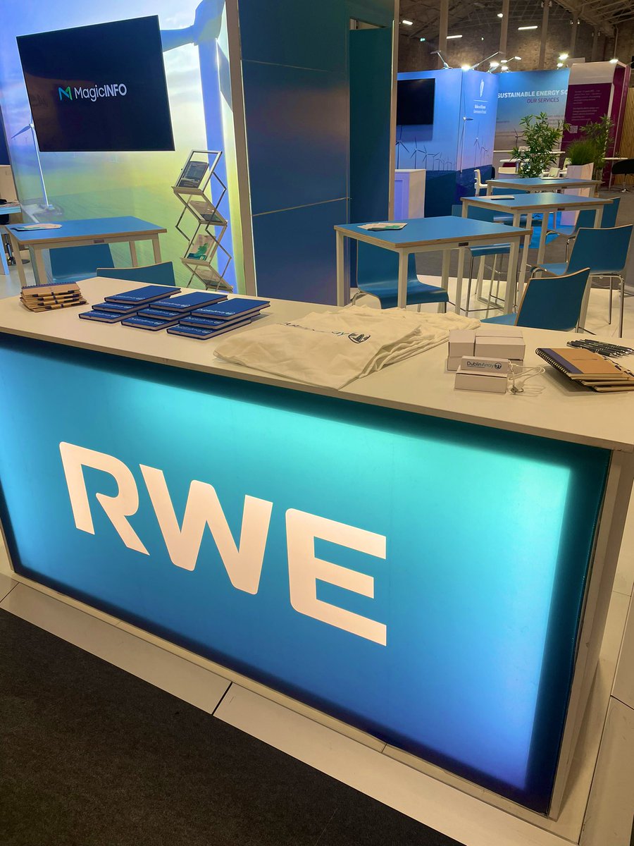 DublinArray's tweet image. The Dublin Array project team are delighted to be at the RWE stand (D03) with our onshore colleagues at the @WindEnergyIRL Trade Show today and tomorrow. Make sure to come over and say hello ie.rwe.com/press-and-news…